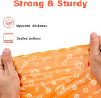 Dog Poop Bags Rolls 240 Count: Doggie Bags with Dispenser - Unscented Extra Thick & Leak Proof Doggy Waste