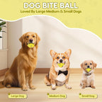 Dog Balls for Aggressive Chewers, ETPU Dog Toy Ball, Float Tennis Balls for Dogs Aggressive Chewers, Indestructible Tennis Ball Dogs for Large Medium Small Dogs Grinding Teeth Strong Elasticity
