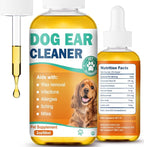 Dog Ear Cleaner and Infection Treatment,Natural Ear Drops for Dogs, Gentle Relief for Itching, Irritation, Wax Build-Up & Infections,Safe Ear Cleaning Solution for All Breeds & Ages