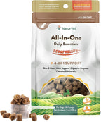 NaturVet Scoopables All-in-One Multivitamin for Dogs - Dog Vitamins and Supplements for Joint Support, Digestion, Skin & Coat Care & Immune - Hickory Smoked Bacon Flavor Vitamin Supplement | 11oz Bag