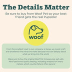 WOOF Starter Pack - Interactive Dog Toys for Boredom - Dog Treat Molds Silicone - Chicken-Flavored Healthy Treats for Dogs - Pupsicle Doggy Enrichment Toy - for XL Pups - 75+ lbs