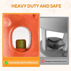 Cute Carrot Bully Stick Holder for Medium Large Breeds, Heavy Duty Dog Chew Holder for Aggressive Chewers, Safety Device to Prevent Choking