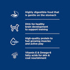 Hill's Science Diet Sensitive Stomach & Skin, Puppy, Stomach & Skin Sensitivity Support, Dry Dog Food, Salmon & Brown Rice, 4 lb Bag