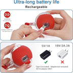 Interactive cat Toys for Indoor Cats, Speedy Tail 3.0 Cat Toy, Motion Activate cat Toy Ball，Automatic Toys for Bored Indoor Cats, Speedy Tail 2.0 Cat Toy, Rechargeabl(Red)