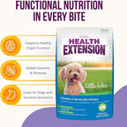 Health Extension Little Bites Dry Dog Food for Toy and Small Breeds, Chicken & Brown Rice Recipe, with Probiotics & Superfoods for Digestion & Coat Health, 30 lb Bag (Pack of 1)
