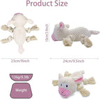 AIMETING Dog Toys, Durable Dog Chew Toys, Dog Squeak Toy with Fun Crinkle Paper, Plush Toys Suitable for Small, Medium, Large Dogs (Sheep)