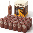 Dog Poop Bags 18 Rolls, 270 Counts Pet Waste Bags with Holder, Scented Leakproof Poop Bags for Dogs Cats Pet