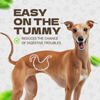 Duck Sausage Soft Dog Treats, Duck Jerky Training Treats Skiny Coat Dog Chews for Senior Small Medium Large Breed 10.58oz