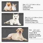 PETNF Outdoor Heated Pet Bed with Waterproof Cover,Pet Heating Pads for Dog,Soft Electric Blanket Auto Temperature Control,Heating Mat for Dog House Cabin Cot Doorway, XL