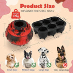 Dog Toys for Boredom - Frozen Treats, Refillable Freezable Dogs Food, Reduces Anxiety Chew Toy, Easy to Clean, Treats Dispensing, 4-in-1 Enrichment