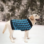 PUPTECK Dog Sweaters for Large Medium Small Dogs - Fall Classic Plaid Style Puppy Holiday Winter Coat Clothes Warm