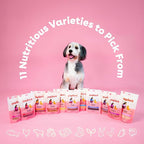 Pupford Freeze Dried Training Treats for Dogs & Puppies, 1400+ Two Ingredient Bites (Salmon, 4 oz, 3 Pack)