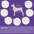 SUNFURA Full Body Dog Coat - Warm Fleece Jacket for Large Dogs, Turtleneck Winter Coats with Harness, Reflective Dog Snowsuit Windproof Puffer Jackets with Legs for Weimaraner, Black XL