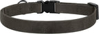 Breakaway Cat Collar Leather with Removable Bell - 13 Colors Available - Soft Adjustable Girl Boy Safety Lightweight Pet Kitten Collars Pink Brown Blue Green Red Orange Black (Graphite)