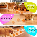 Smart Interactive Dog Toys for Aggressive Chewers, Self-Moving Chew Proof Dog Ball with Automatic Vibrating, IP54 Waterproof & E-TPU Material - Boredom & Training for Medium/Large Dogs