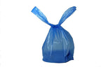 200 Black Easy Open & Easy-tie Handle 15" Strong Leak- Proof Poop Bags, Dog Waste Bags Made in USA (not on rolls) (Blue)