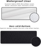 Laifug Orthopedic Memory Foam Extra Large Dog Bed Pillow(50"x36"x10", Slate Grey) Durable Water Proof Liner & Removable Washable Cover & Smart Design