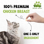 PAWUP Freeze Dried Chicken for Dogs Cats, High Protein Raw Dog Food Topper, Single Fresh Ingredient Treats, 4.6oz, Rawhide Free