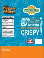 Chip's Naturals Doggie Chicken Chips Medium 8oz oz All Natural High Protein Low Calorie Healthy Dog Treats, Grain Free Gluten Free USDA Inspected & Approved Chicken Treat for Dogs, Pet Supplies