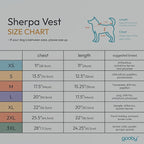 Gooby Sherpa Vest Dog Sweater - Mauve Pink, Medium - Warm Fuzzy Fleece Step in Dog Jacket Without Ring Leash - Sweaters for Small and Medium Dog for Everyday Use