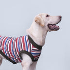 Extra Large Dog T Shirts Clothes Sleeveless Tank Top Vest for Labrador Rottweiler Great Dane, Red, 4X-Large