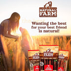 Natural Farm Odor-Free Super Braided Collagen Dog Chews (12-Inch, 10-Pack) First Ever Real Bull Sticks Alternative: 100% Natural Angus Hide Collagen Treats - More Protein More Chew Time for All Dogs