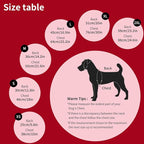Dog Winter Coat,Warm Jacket Paded Fleece Pet Vest with Built in Harness, Windproof Reflective Cozy Adjustable Snow Pet Coat Clothes with Zipper for Small Medium Large Dogs