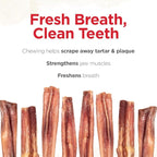 Natural Farm Odor Free Eccentric Bully Sticks (2-5 Inch, 8 Ounces Bag) for Small & Medium Dogs - 100% Beef Chews for Pups, Non-GMO, Grain-Free, Fully Digestible Long Lasting Dog Treats