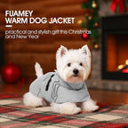 FUAMEY Dog Cold Weather Coats,Dog Winter Jackets for Large Dogs Warm Dogs Coat with Reflective Strips Waterproof Pet Snowsuit Thick Paded Pets Vest for Labrador Golden Retriever Grey 2XL