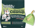Sprinkle & Sweep Pet Accident Cleanup for all Hard Surface - Non Toxic Quick Pet Mess Cleaner & Odor Remover for Urine, Poop, Vomit, Diarrhea & Potty Training, Hair Balls (1Bag + Sweeper Kit)