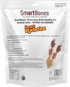 SmartBones Smart Kabobz, Rawhide-Free Chews For Dogs, Made With Real Chicken, Pork And Duck, 20 count