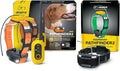 Dogtra Pathfinder 2 GPS Tracker e Collar + Add-on Receiver Black | 9 Mile, LED Light, No Monthly Fees, Free App, Waterproof, Smartwatch Control, Satellite Tracking, Multiple Dogs, Smartphone Required