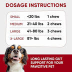 Chewable Probiotics for Dogs - Immune Support - Digestive Health - Probiotic Chews for Gut Health, Itchy Skin, Diarrhea - USA Product, Enzymes - Dog Digestive Support & Allergy Relief Chews