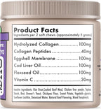 Collagen Dog Chews for Joint & Skin Health 120 Soft Chews All Breeds Mobility, Cartilage Repair & Pain Relief Hip & Joint Skin Coat Anti-inflammatory Support Eggshell Membrane Senior & Adult Dogs