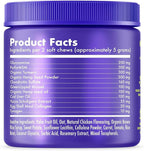 LEGITPET Hemp Hip & Joint Supplement for Dogs Soft Chews Made in USA Functional Glucosamine for Dogs Chondroitin MSM Turmeric Hemp Seed Oil Natural Pain Relief Mobility Advanced Joint 120 Treats