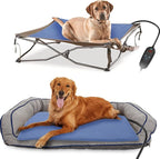 PETNF Pet Heating Pad Temperature Adjustment Dog Anti-bite Puppy with Timer Indoor Waterproof Pet Warming Electric Heated Bed Mat Dog
