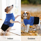ASENKU Warm Dog Sweater for Small Medium Dogs,Pet Sweaters for Fall Winter Dog Clothing,Thicked Pullover Puppy Cat Turtleneck Sweater for Doggie Chihuahua Clothing
