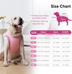 Fleece Lining Dog Hoodie with Harness Built in,Extra Warm Small Dog Jacket in Winter Puppy Coats with Hooded,Light Pink XS