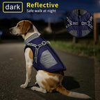 Mosucoirl Warm Dog Coats Pet Clothes, Waterproof Dogs Jacket Reflective Pet Outfits Winter Dog Cold Weather Coat Cozy Snow Jackets Vest for Small Medium Large Dogs Puppy Doggie (NavyBlue, XL)