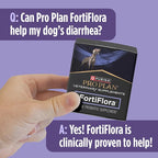 Purina Pro Plan Veterinary Supplements FortiFlora Canine Probiotics for Dogs, Helps Digestive Gut Health and Diarrhea - 30 ct. Box