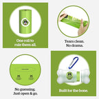 Pogi’s Dog Poop Bags – Leak-Proof & Extra Thick Pet Waste Bags (Fresh Scent, 30 Rolls, 450-Count)
