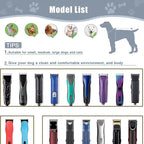 4PCS Wide Blades for Dog Grooming Blades Compatible with Andis,Oster A5,Wahl km10 Dog Clippers Stainless Steel Blades for Animal Dog,Cat,Horse,Silver Size: #10W+30W+5FW+7FW