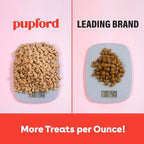 Pupford Freeze Dried Training Treats for Dogs & Puppies, 1400+ Two Ingredient Bites (Salmon, 4 oz, 3 Pack)