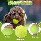 20 Pack Bulk Tennis Balls for Dogs, 2.5 Inch Mini Tennis Balls for Pet Playing Fecth, Yellow Interactive Easy Catching Dog Playing Ball for Small Size Dogs Puppy Pet Playings Exercise and Practice