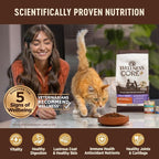 Wellness CORE+ Adult Dry Cat Food for Indoor Cats, Grain-Free, Natural, Salmon and Herring Meal (11 Pound Bag)
