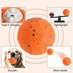 2025 Upgraded Interactive Dog Toys for Aggressive Chewers,E-TPU Interactive Dog Balls Moving Dog Toys to Keep Them Busy,Dog Chew Toys for Dogs,Automatic Rolling Activated Dog Toy Ball Pet Supplies