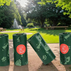 Dog Poop Bags with Dispenser, 540 Bags, 36 Rolls, Green