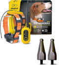 Dogtra Pathfinder 2 GPS Tracker e Collar + Titanium Contact Points 1" | 9 Mile, LED Light, No Monthly Fees, Waterproof, Smartwatch Control, Satellite Tracking, Multiple Dogs, Smartphone Required