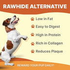 Gaines Pet Pig Ears for Dogs – 15 Count, All-Natural Whole Ears – No Additives or Hormones, Rawhide Alternative, Supports Dental Health, Easily Digestible Treat for Small to Large Dogs
