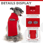 KOOLTAIL Small Dog Sweater - Dog Fleece Vest Jacket with Leash D-Ring for Small Medium Dogs, Soft Pullover Winter Warm Cold Weather Coats, Pet Fall Clothes Outfit for Puppy Cat Boys&Girls, Red S